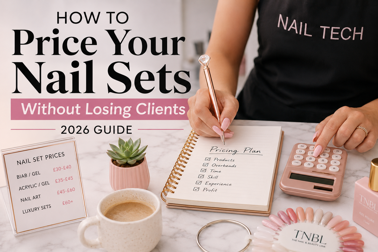 How to Price Your Nail Sets Without Losing Clients (2026 Guide)