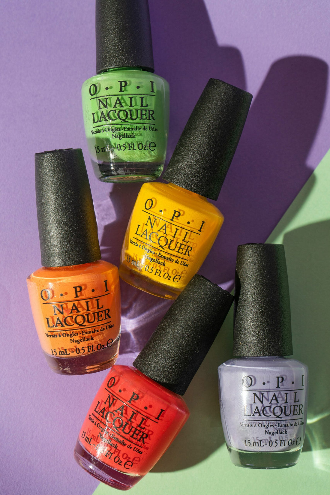 OPI nail lacquers