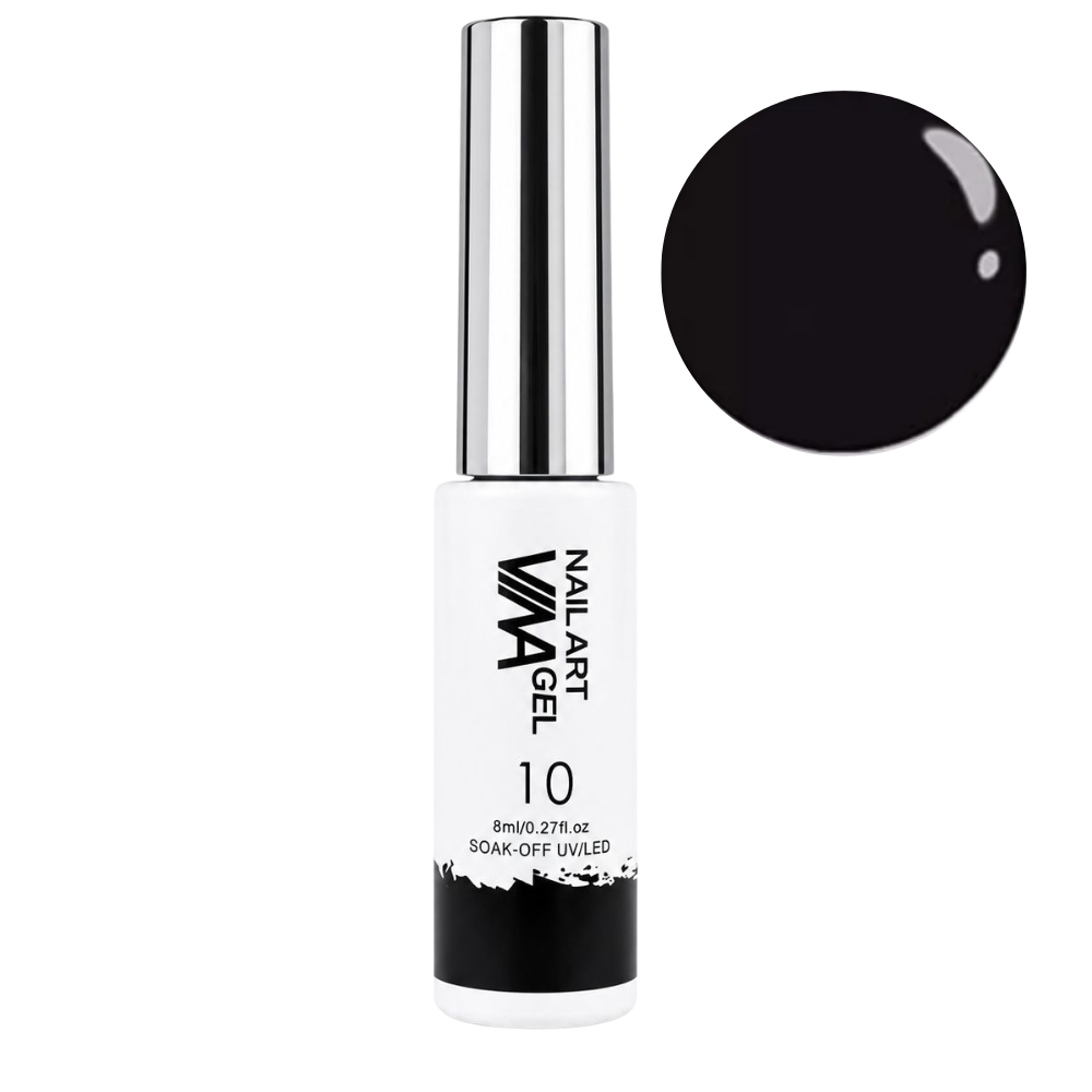 VINA Nail Art Gel Colour Liners - 8ml