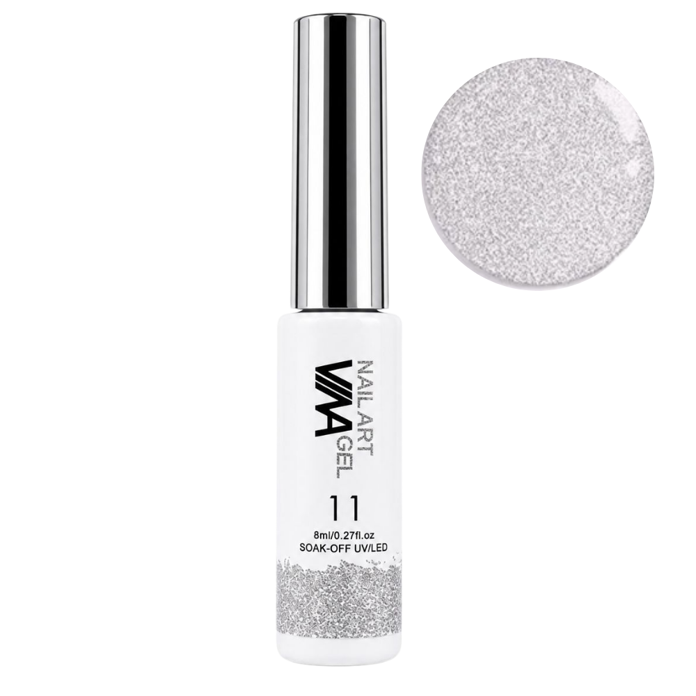 VINA Nail Art Gel Colour Liners - 8ml