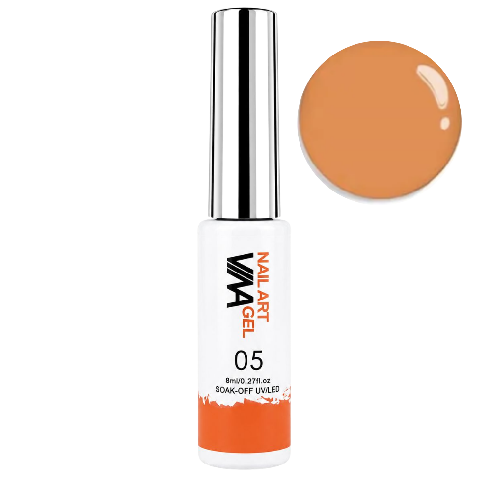 VINA Nail Art Gel Colour Liners - 8ml