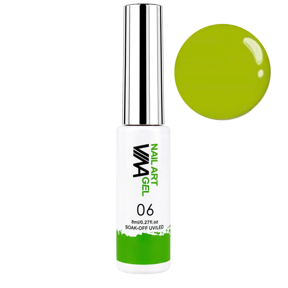 VINA Nail Art Gel Colour Liners - 8ml