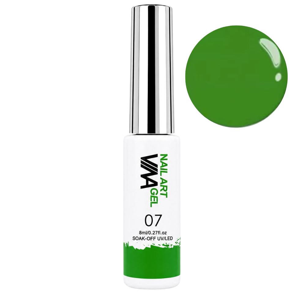 VINA Nail Art Gel Colour Liners - 8ml