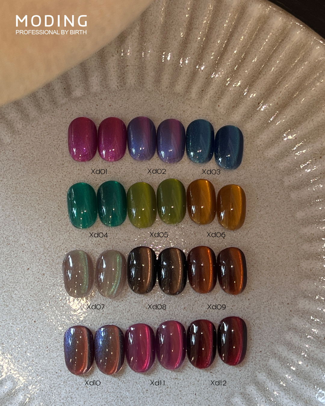 MODING Starlight Galaxy Cat Eye Gel Colour HEMA & TPO Free - Full Collection