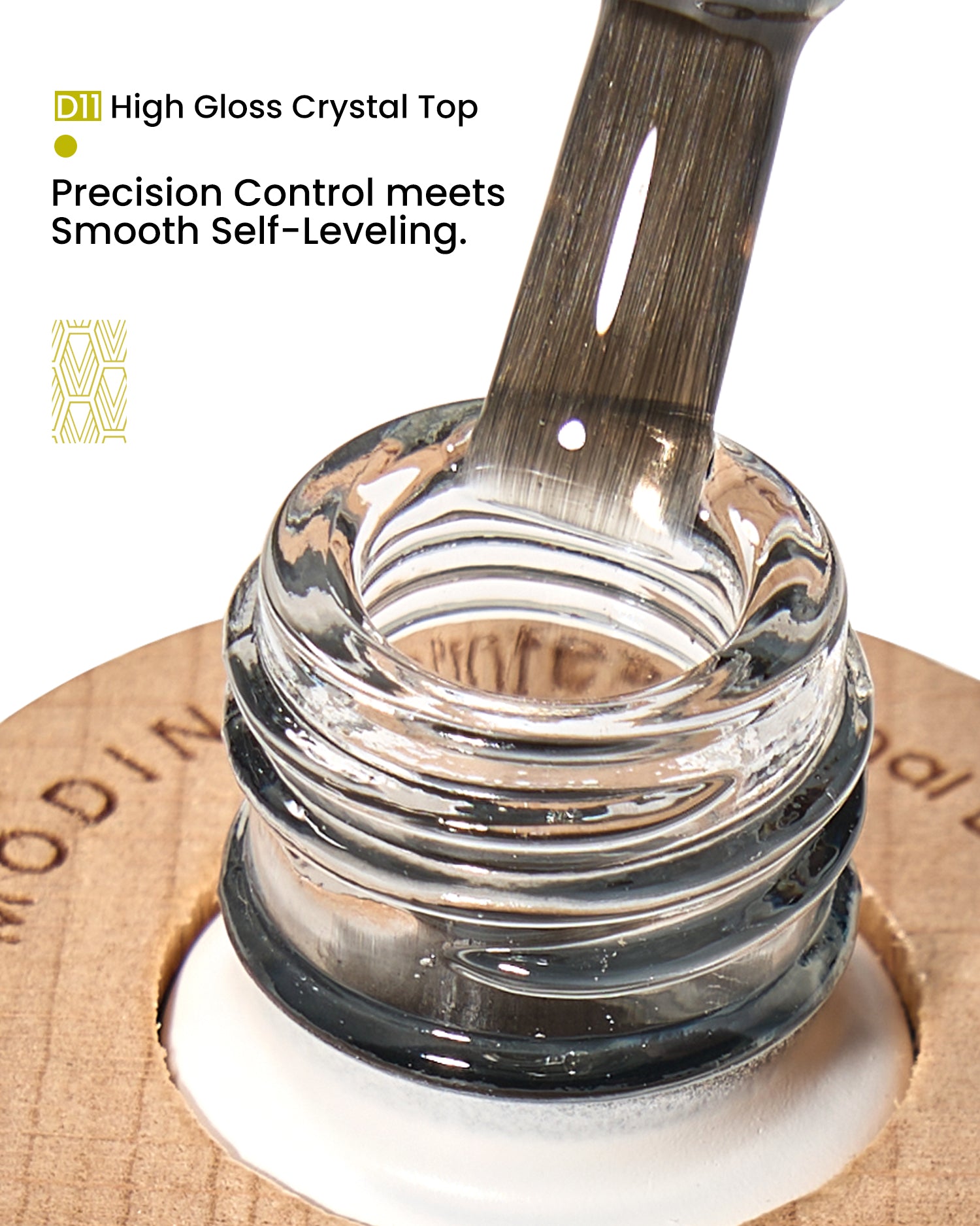 MODING D11 High Gloss Crystal Top Coat – Liquid Glass Finish 15ml