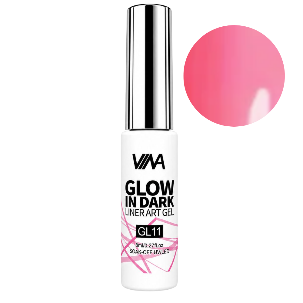 VINA Nail Art Gel Glow In The Dark Liners - 8ml