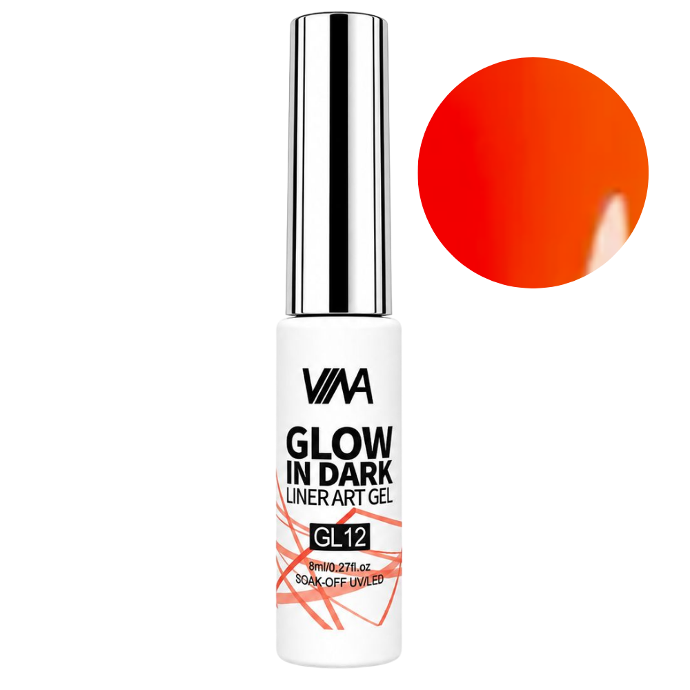 VINA Nail Art Gel Glow In The Dark Liners - 8ml