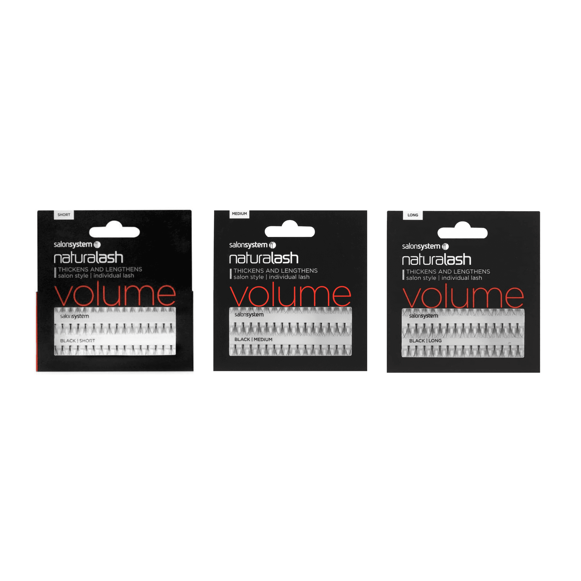 Individual Flare Black Lashes