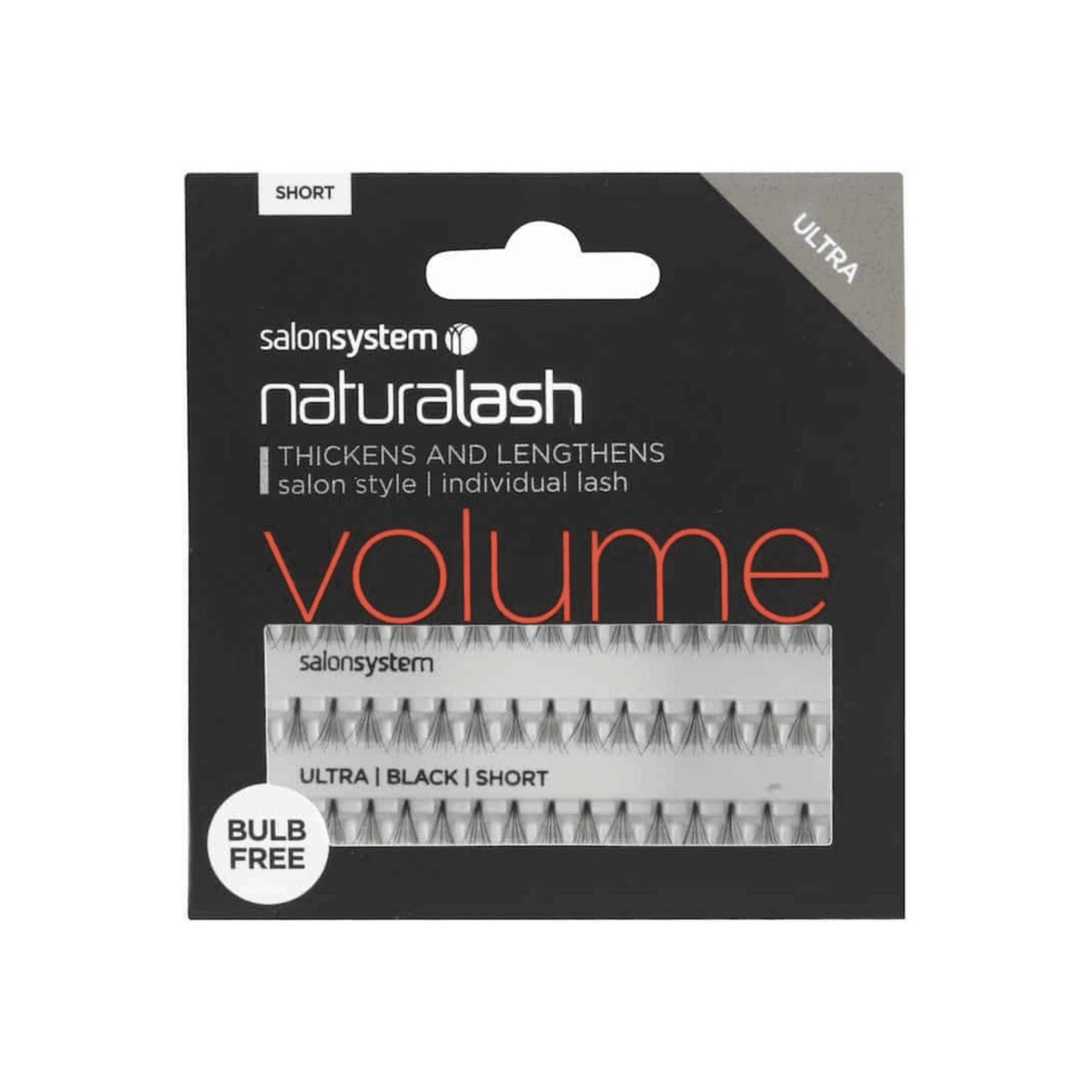 Ultra Bulb Free Black Eyelash - Short
