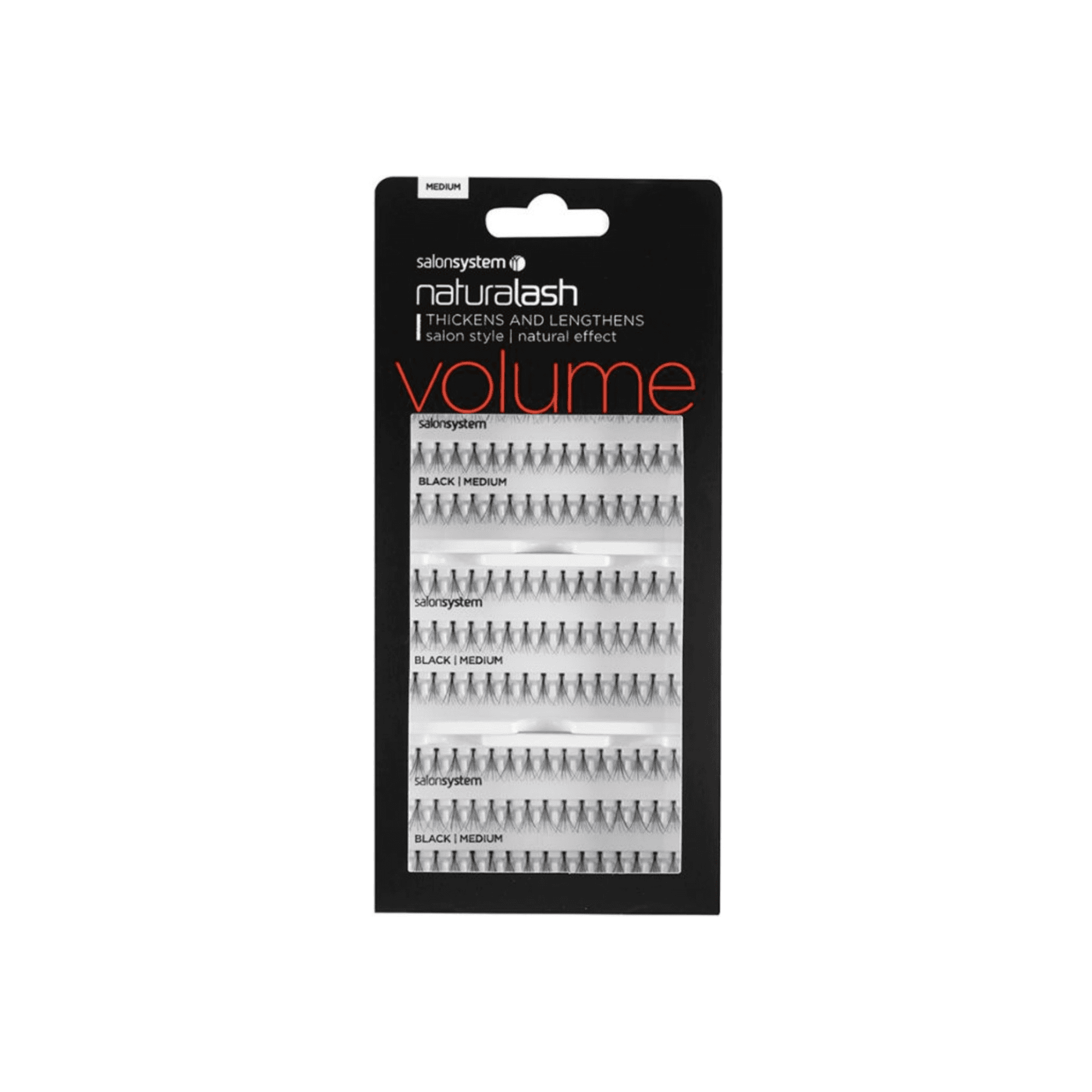 3 for 2 Eyelashes - Black-Medium