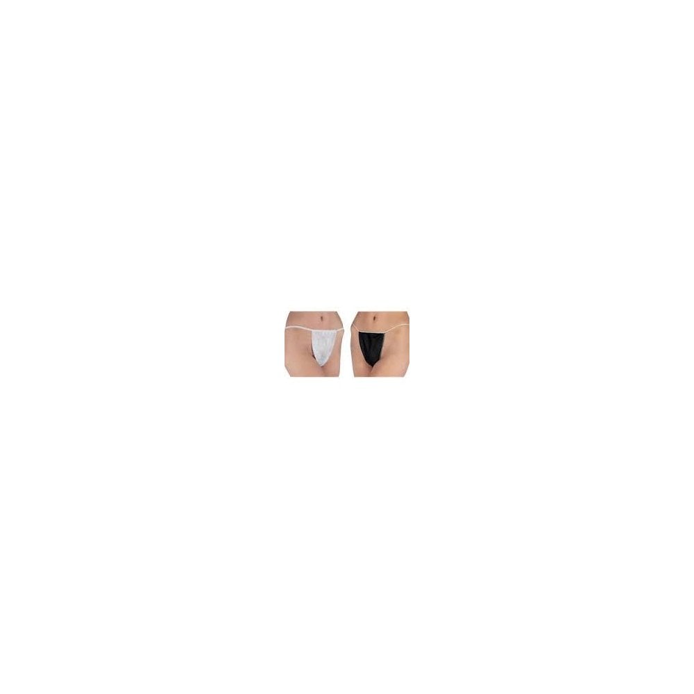 Disposable G String 100pcs - BLACK