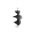 Nail Display Spiral Stand with Removable Tips - Black