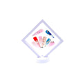 Nail Art Display Square Stand