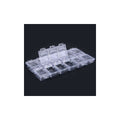 Nail Art Storage Box 12 Slots - Clear