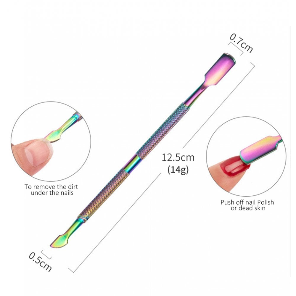 Rainbow Cuticle Pusher #1