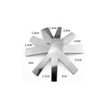 #H Easy French V-Shape Cutters - Silver