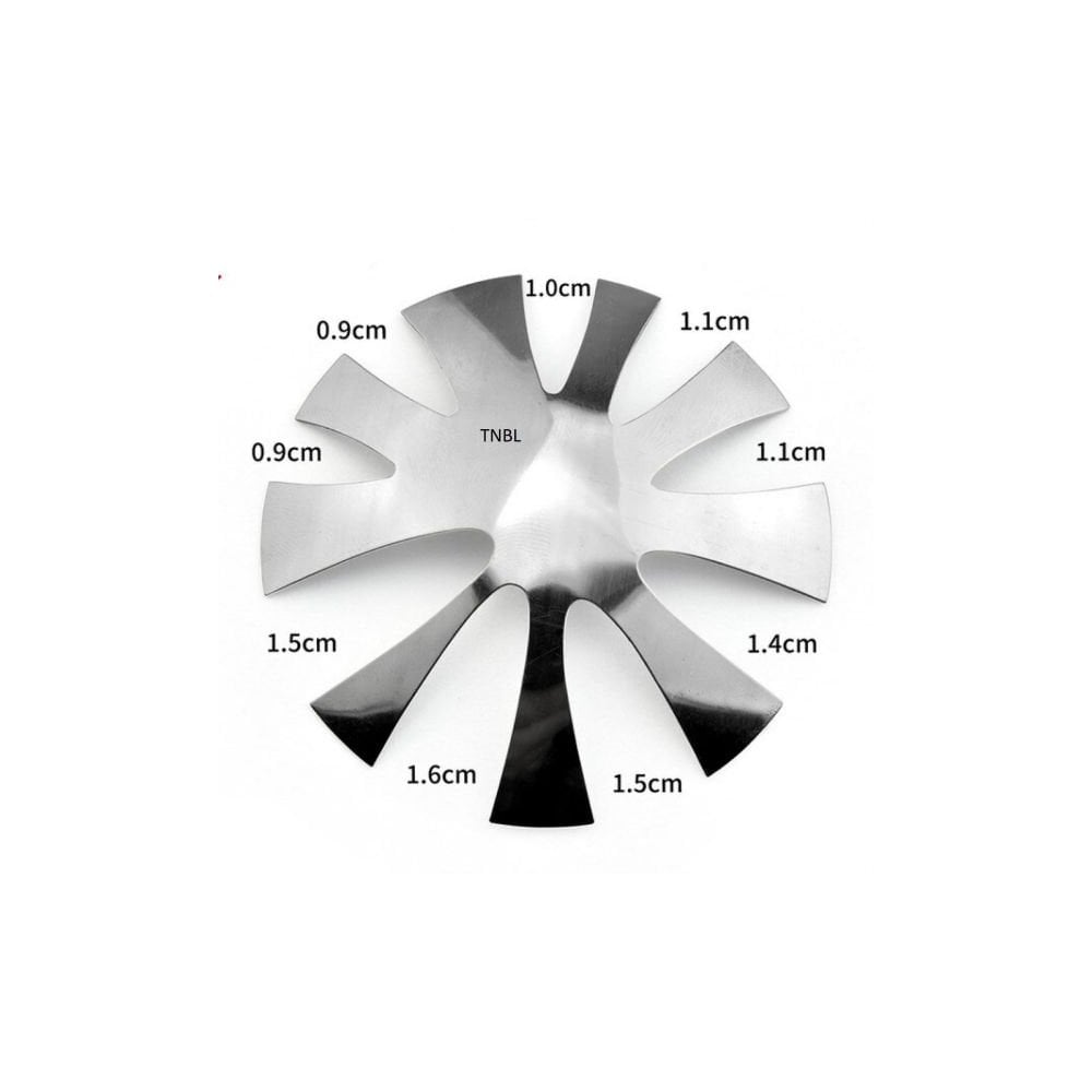 #K Easy French Water Drop Cutters - Silver
