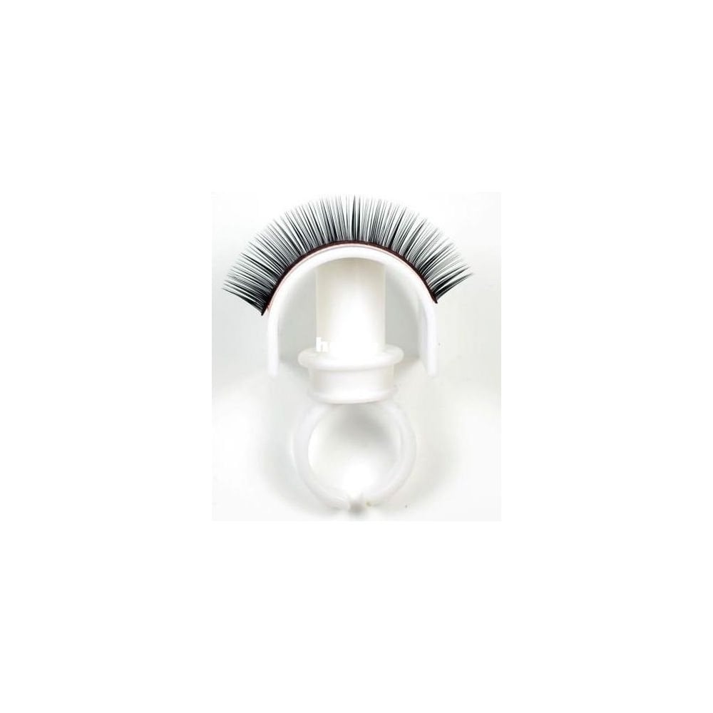 Glue Ring with Eyelash Pallet Set - White