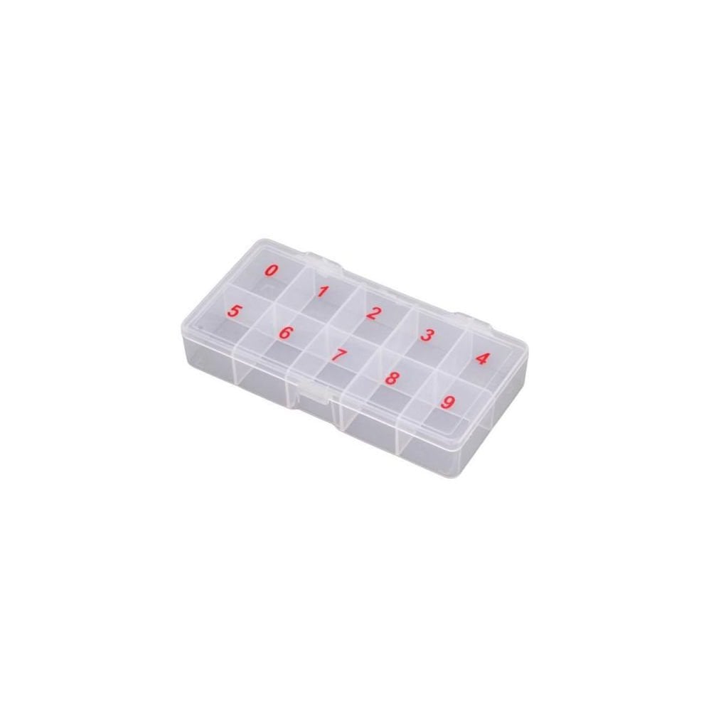 Empty Nail Tip Box 0-9 Frosted