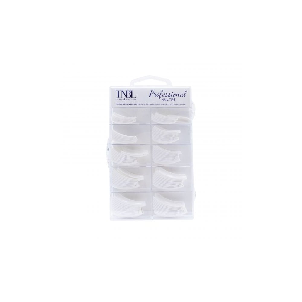Ultra Professional Nail Tips 100 - White (With Well)