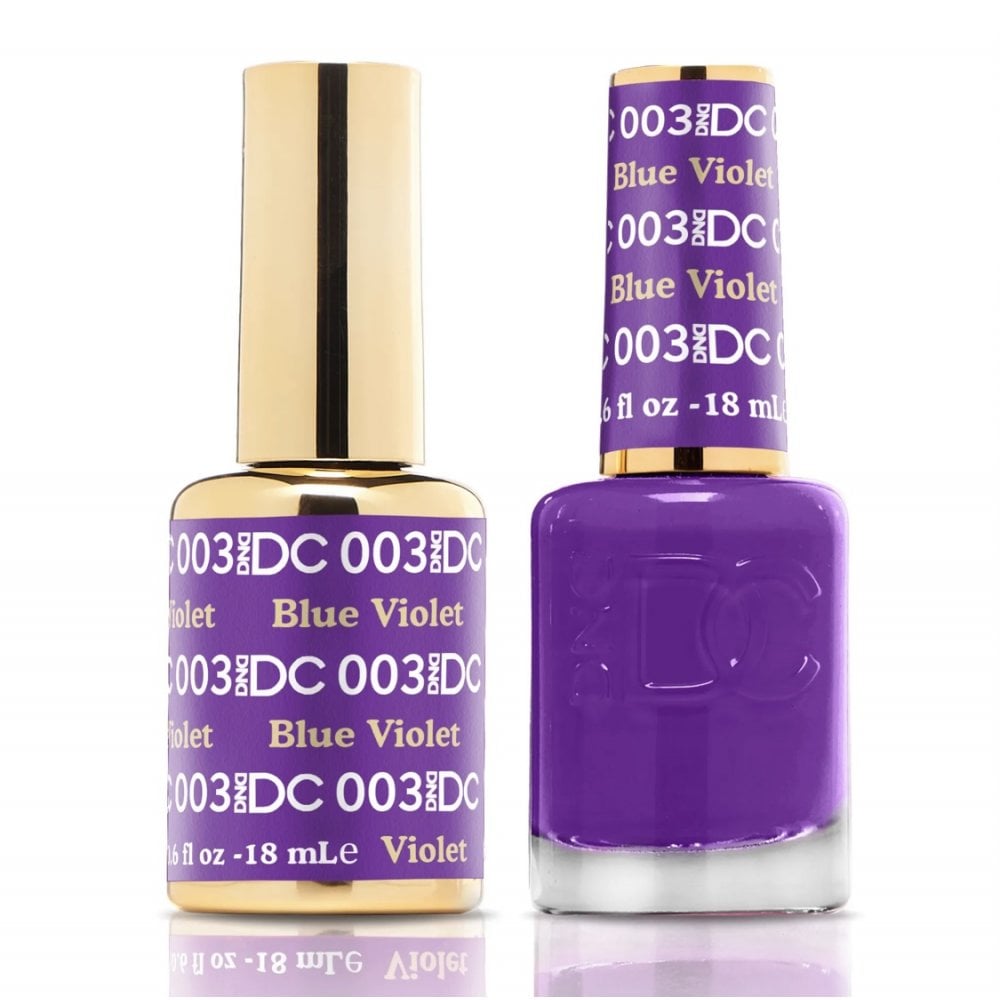 DND DC Gel & Nail Polish DUO 18ml - DC003 Blue Violet