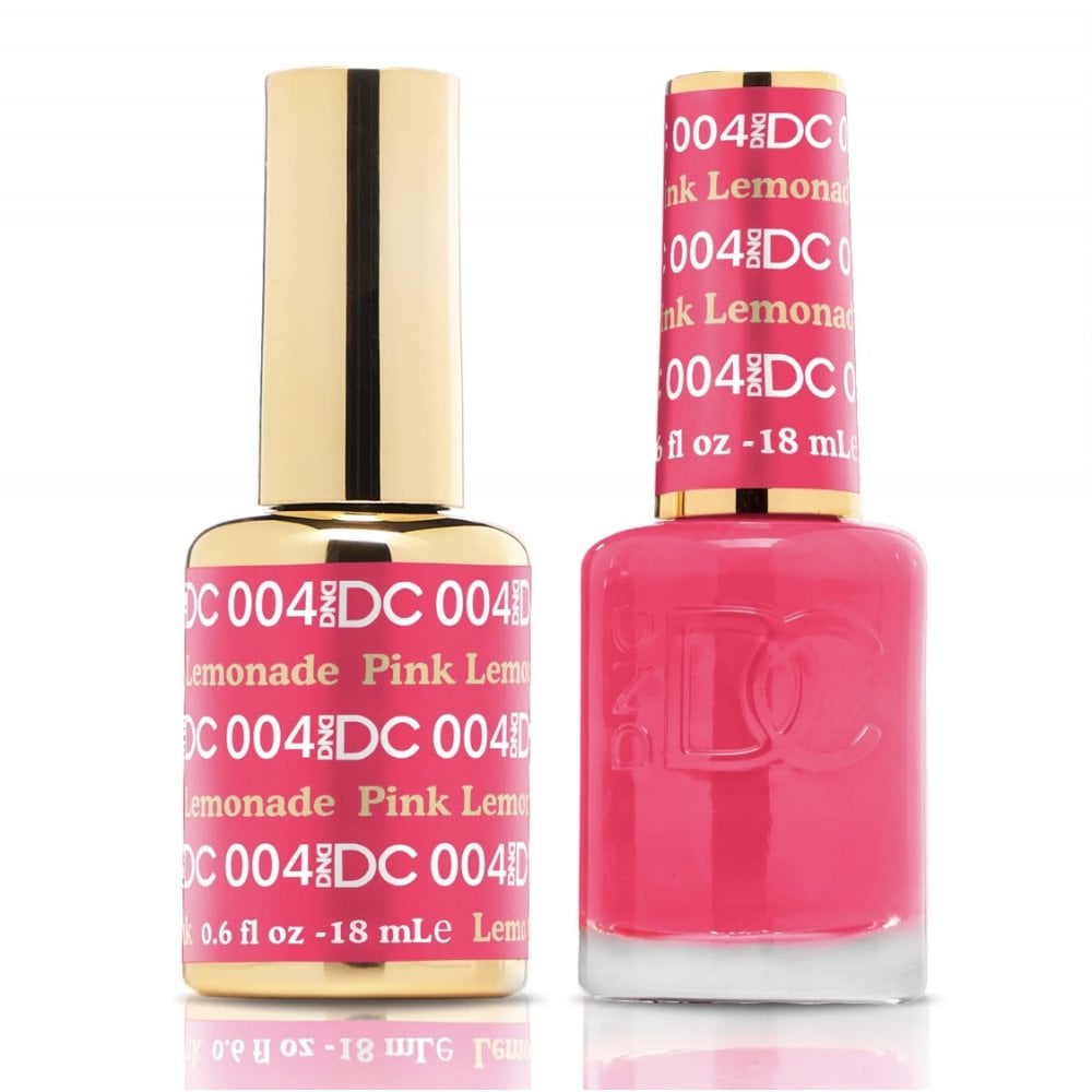 DND DC Gel & Nail Polish DUO 18ml - DC004 Pink Lemonade
