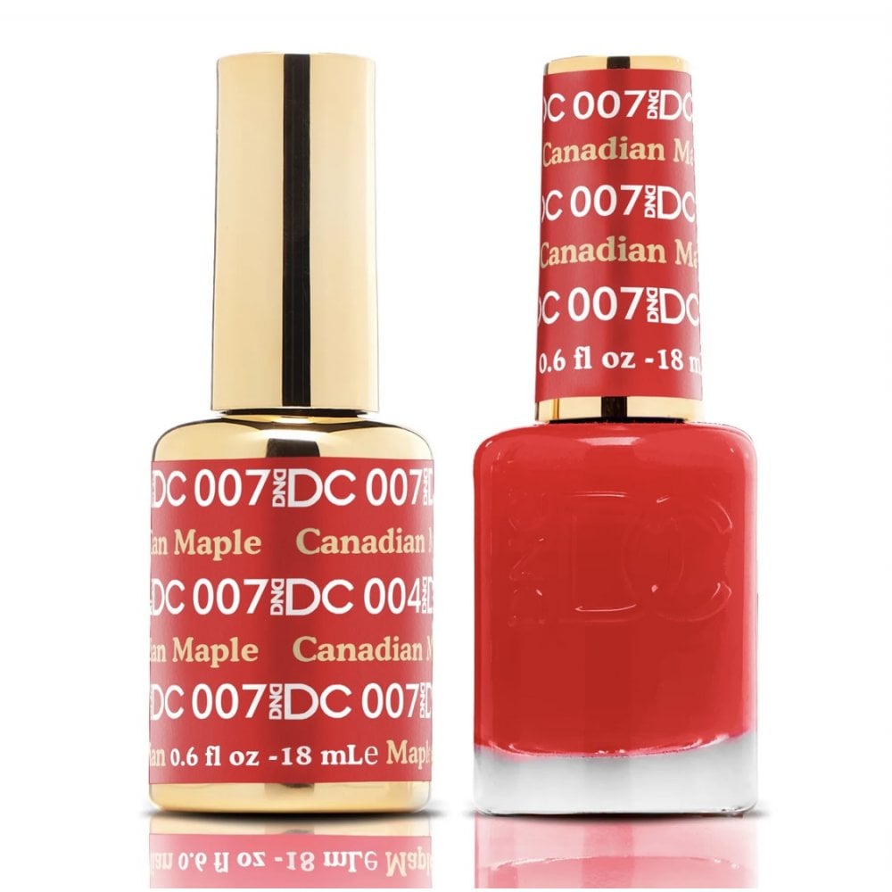 DND DC Gel & Nail Polish DUO 18ml - DC007 Canadian Maple