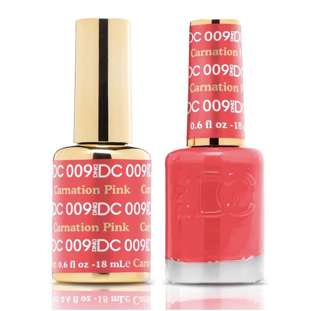 DND DC Gel & Nail Polish DUO 18ml - DC009 Carnation Pink
