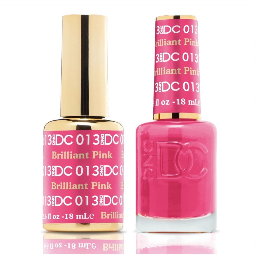 DND DC Gel & Nail Polish DUO 18ml - DC013 Brilliant pink