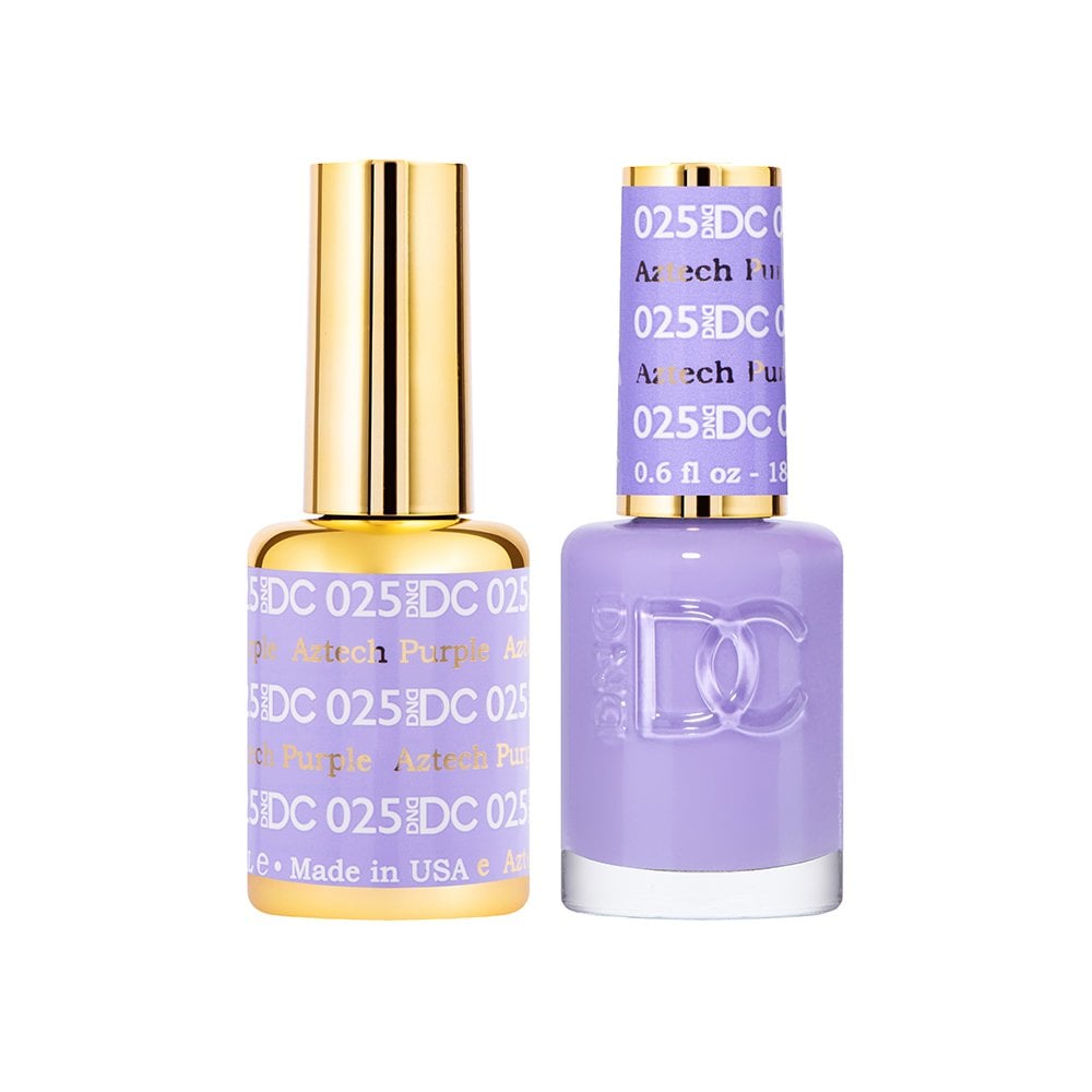 DND DC Gel & Nail Polish DUO 18ml - DC025 Aztech Purple