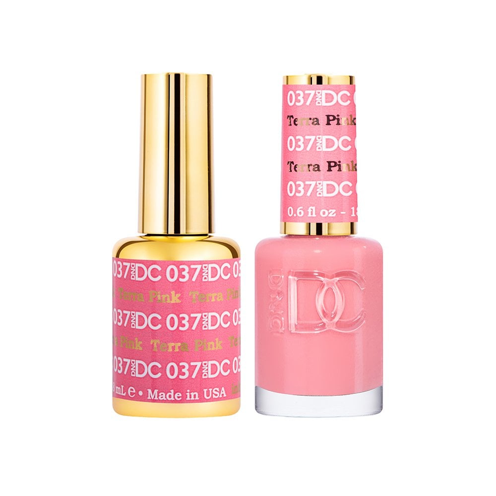 DND DC Gel & Nail Polish DUO 18ml - DC037 Terr Pink