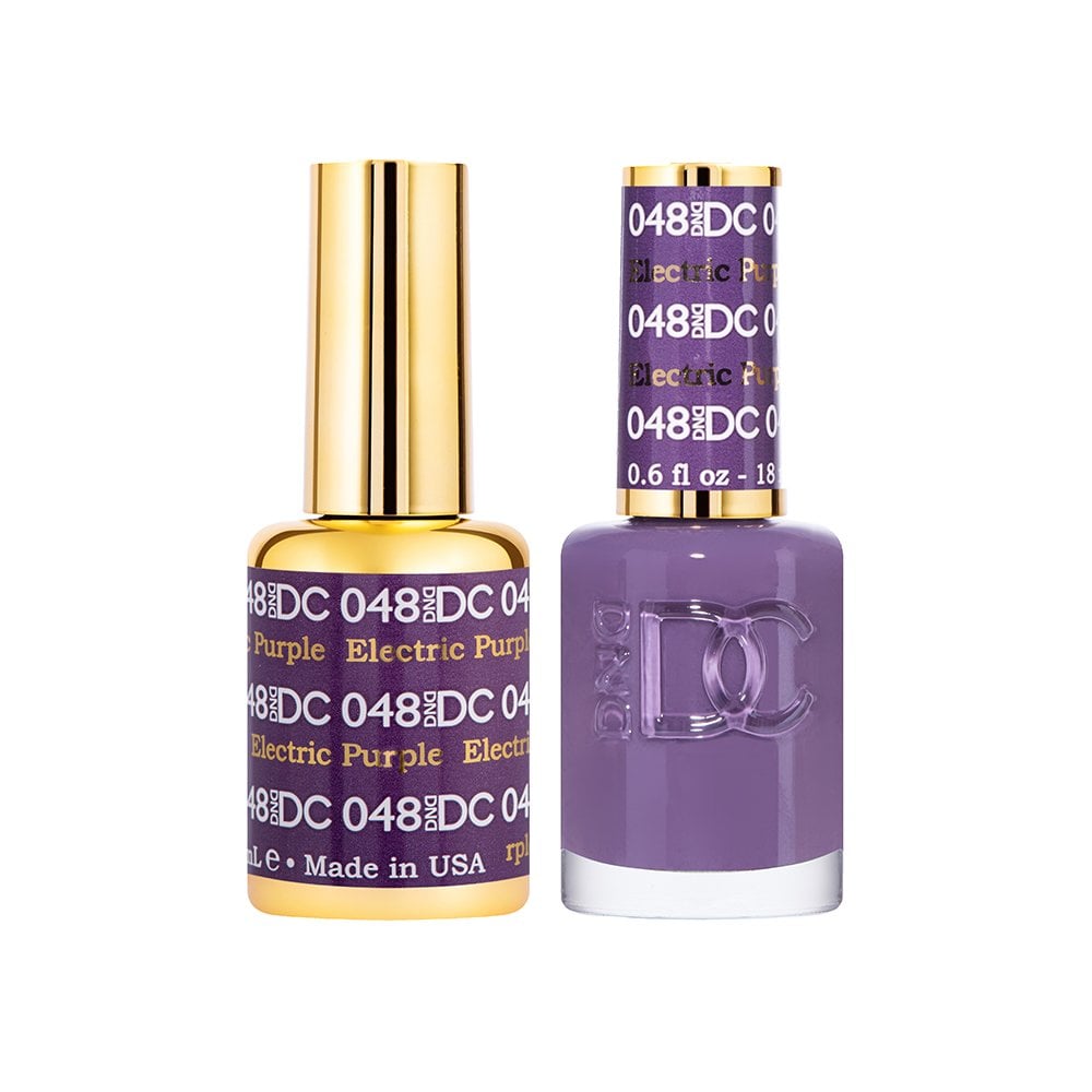 DND DC Gel & Nail Polish DUO 18ml - DC048 Electric Purple