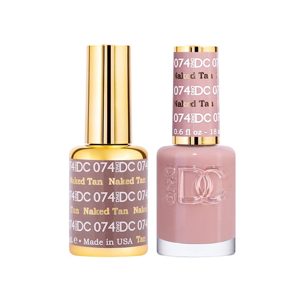 DND DC Gel & Nail Polish DUO 18ml - DC074 Naked Tan