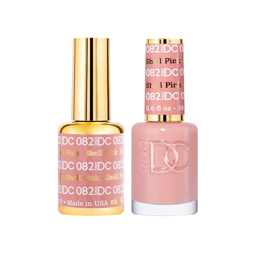 DND DC Gel & Nail Polish DUO 18ml - DC082 Shell Pink