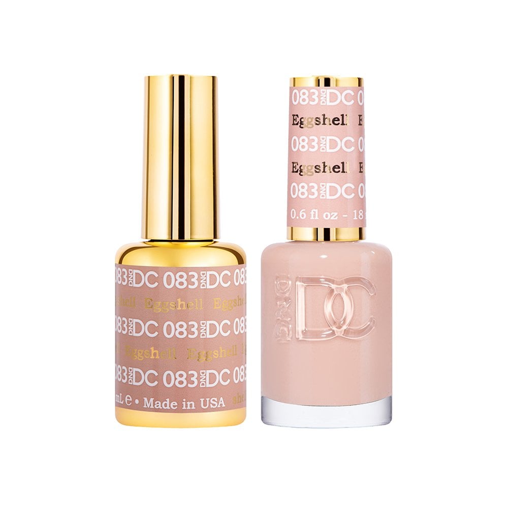 DND DC Gel & Nail Polish DUO 18ml - DC083 Eggshell