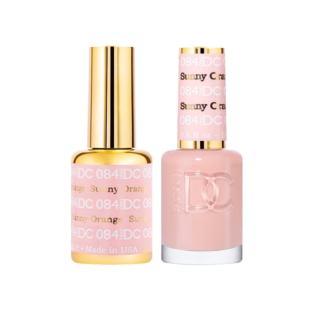 DND DC Gel & Nail Polish DUO 18ml - DC084 Sunny Orange