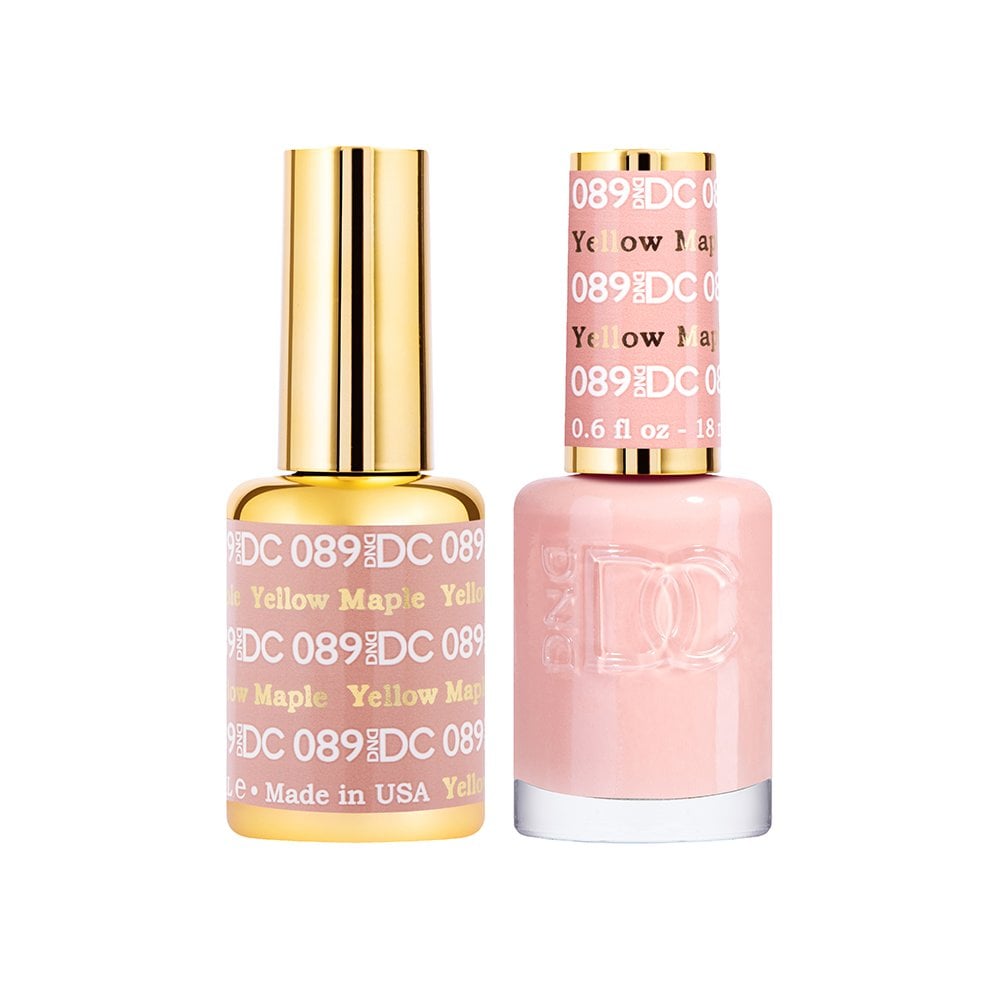 DND DC Gel & Nail Polish DUO 18ml - DC089 Yellow Maple