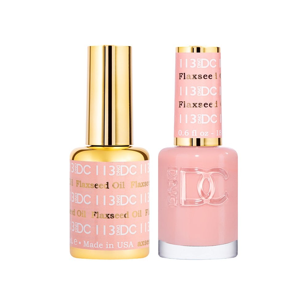 DND DC Gel & Nail Polish DUO 18ml - DC113 Flaxseed