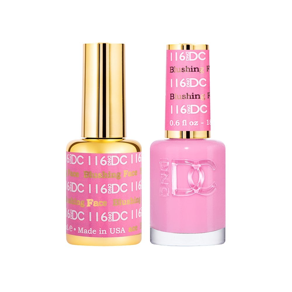 DND DC Gel & Nail Polish DUO 18ml - DC116 Blushing Face