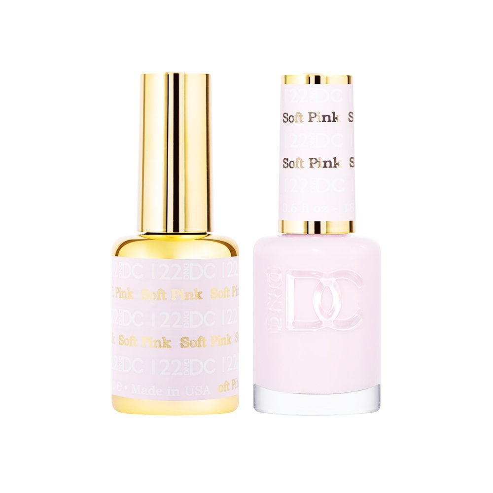 DND DC Gel & Nail Polish DUO 18ml - DC122 Soft Pink