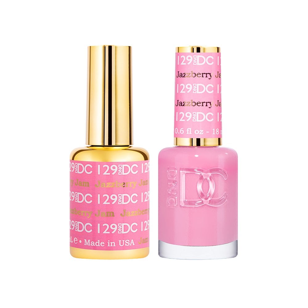 DND DC Gel & Nail Polish DUO 18ml - DC129 Jazzberry Jam
