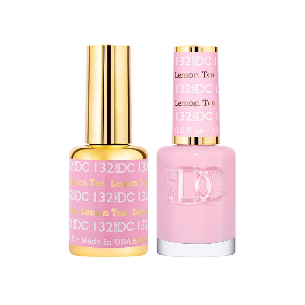 DND DC Gel & Nail Polish DUO 18ml - DC132 Lemon Tea
