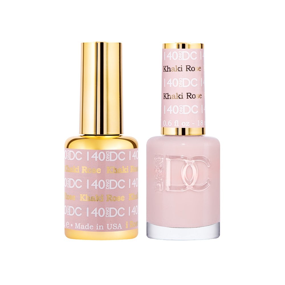 DND DC Gel & Nail Polish DUO 18ml - DC140 Khaki Rose