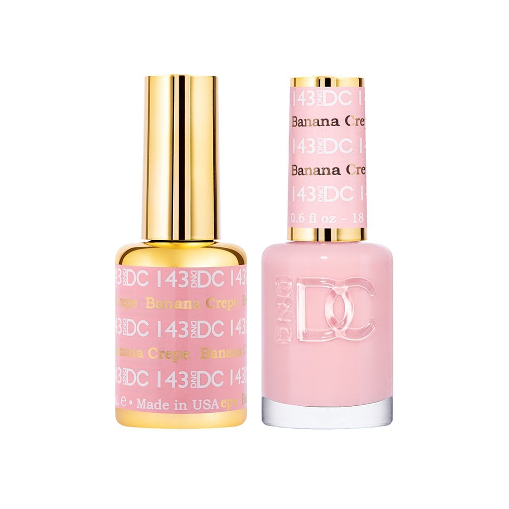 DND DC Gel & Nail Polish DUO 18ml - DC143 Banana Crepe