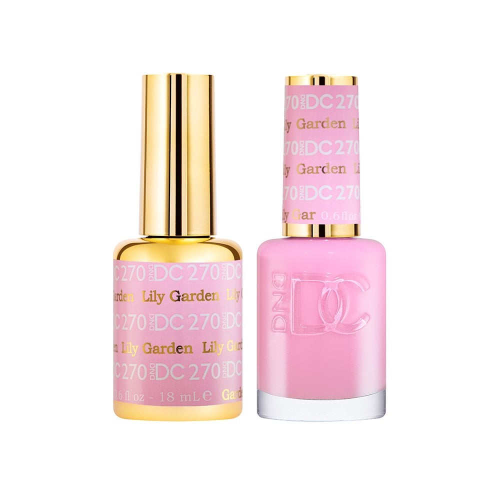 DND DC Gel & Nail Polish DUO 18ml - DC270 Lily Garden