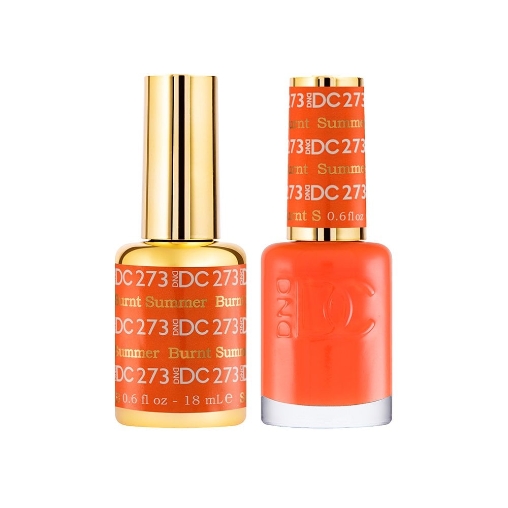 DND DC Gel & Nail Polish DUO 18ml - DC273 Burnt Summer