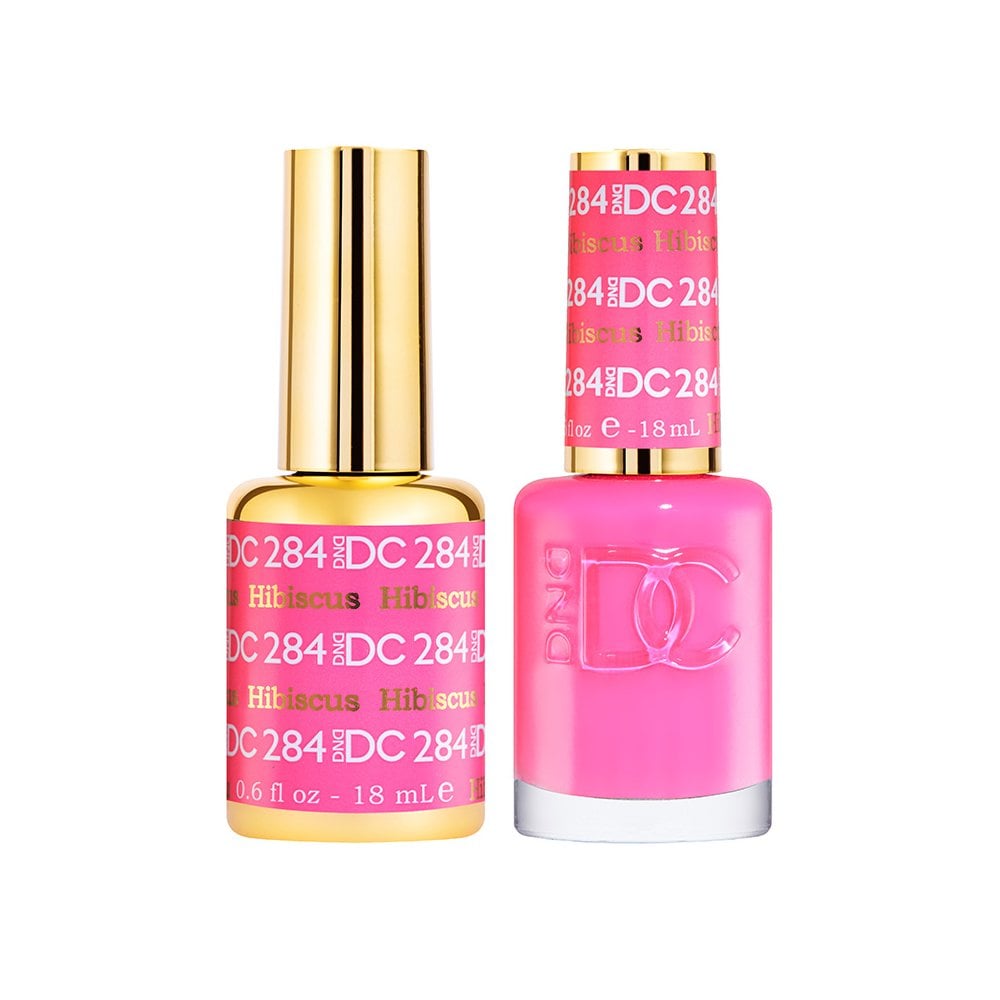 DND DC Gel & Nail Polish DUO 18ml - DC284 Hibiscus