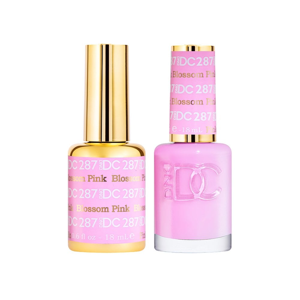 DND DC Gel & Nail Polish DUO 18ml - DC287 Blossom Pink
