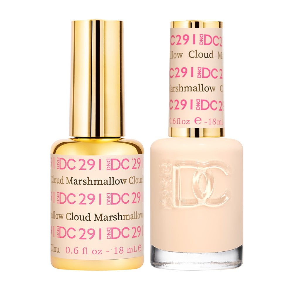DND DC Gel & Nail Polish DUO 18ml - DC291 Marshmallow Cloud