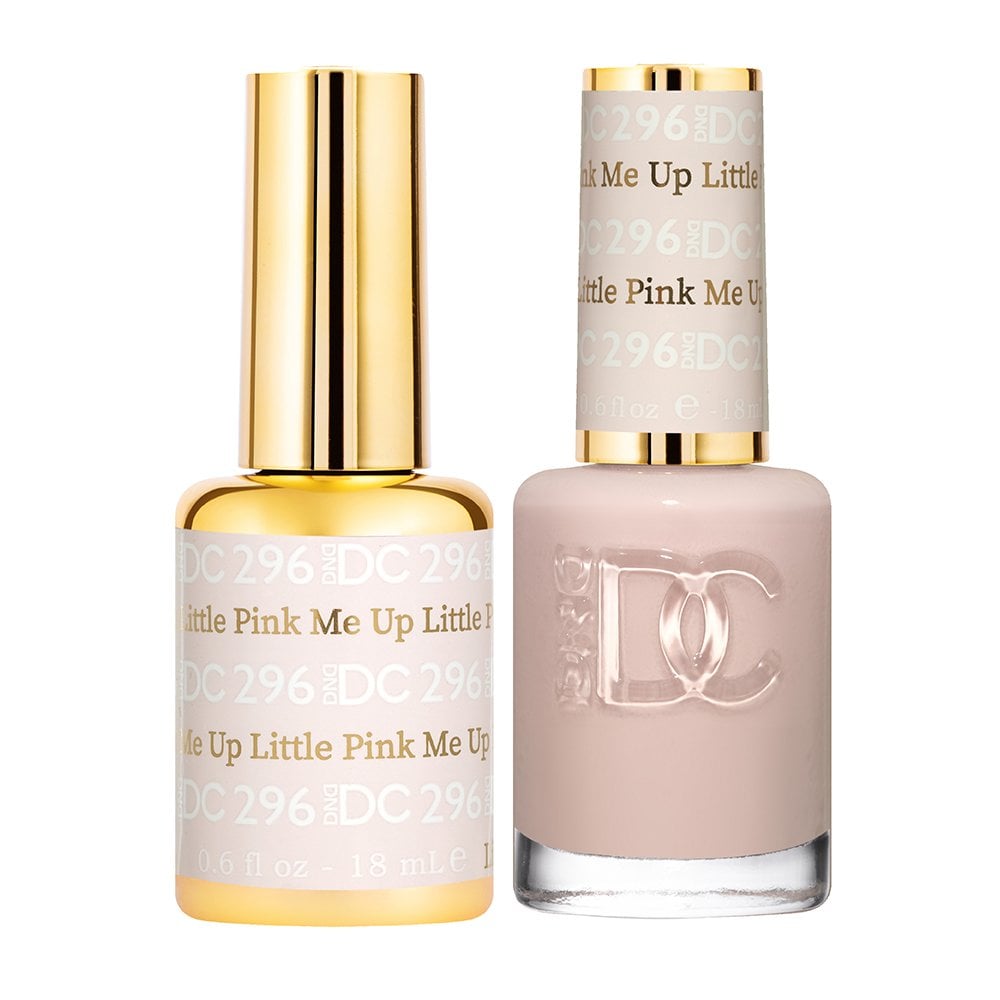 DND DC Gel & Nail Polish DUO 18ml - DC296 Little Pink Me Up